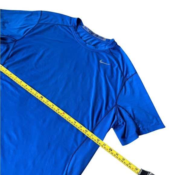 Nike Pro Combat Fitted Shirt Men Size XXL Blue - Picture 3 of 6